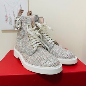 Roger Vivier Ranger Crystal Buckle Boot